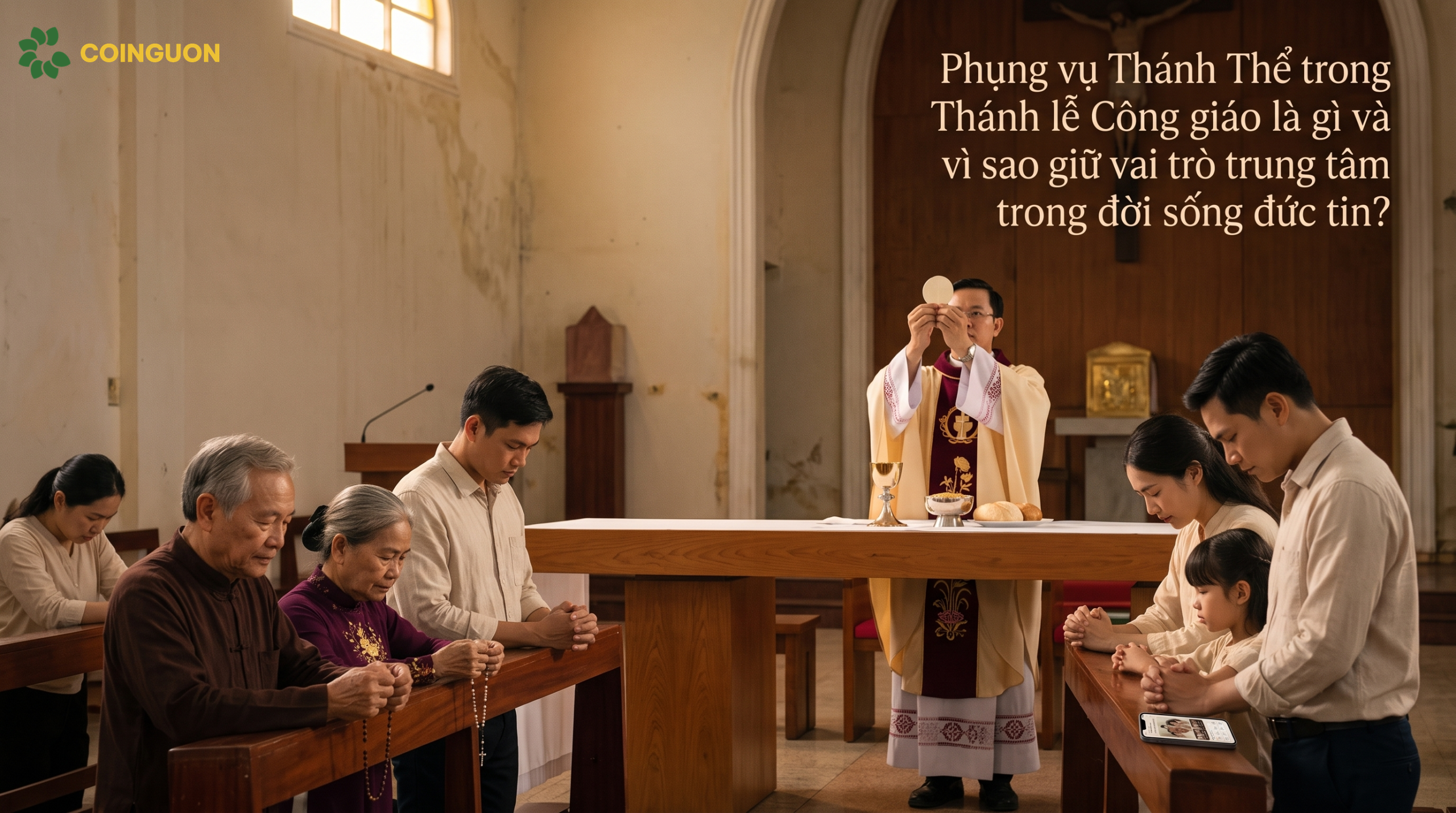 Phụng vụ Thánh Thể trong Thánh lễ Công giáo là gì và vì sao giữ vai trò trung tâm trong đời sống đức tin? - Cội Nguồn ORA