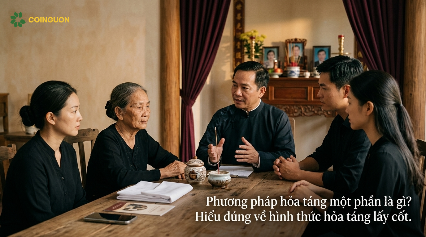 Phương pháp hỏa táng một phần là gì? Hiểu đúng về hình thức hỏa táng lấy cốt - Cội Nguồn ORA