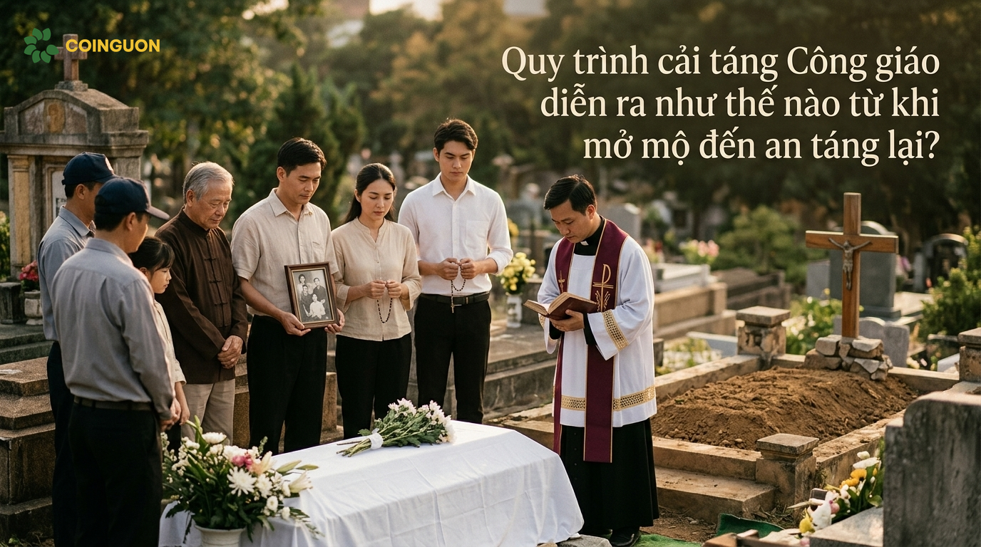 Quy trình cải táng Công giáo từ mở mộ đến an táng lại - Cội Nguồn ORA