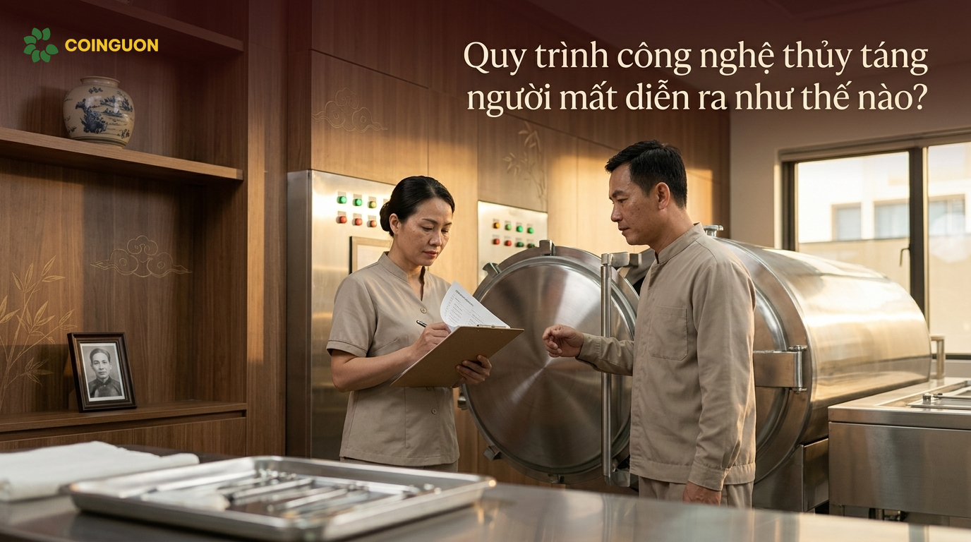 Quy trình công nghệ thủy táng người mất diễn ra như thế nào? - Cội Nguồn ORA