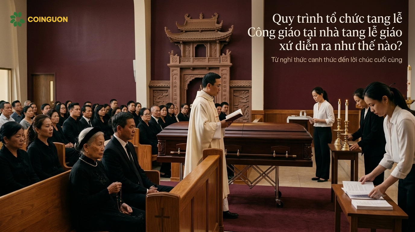 Quy trình tổ chức tang lễ Công giáo tại nhà tang lễ giáo xứ diễn ra như thế nào? - Cội Nguồn ORA