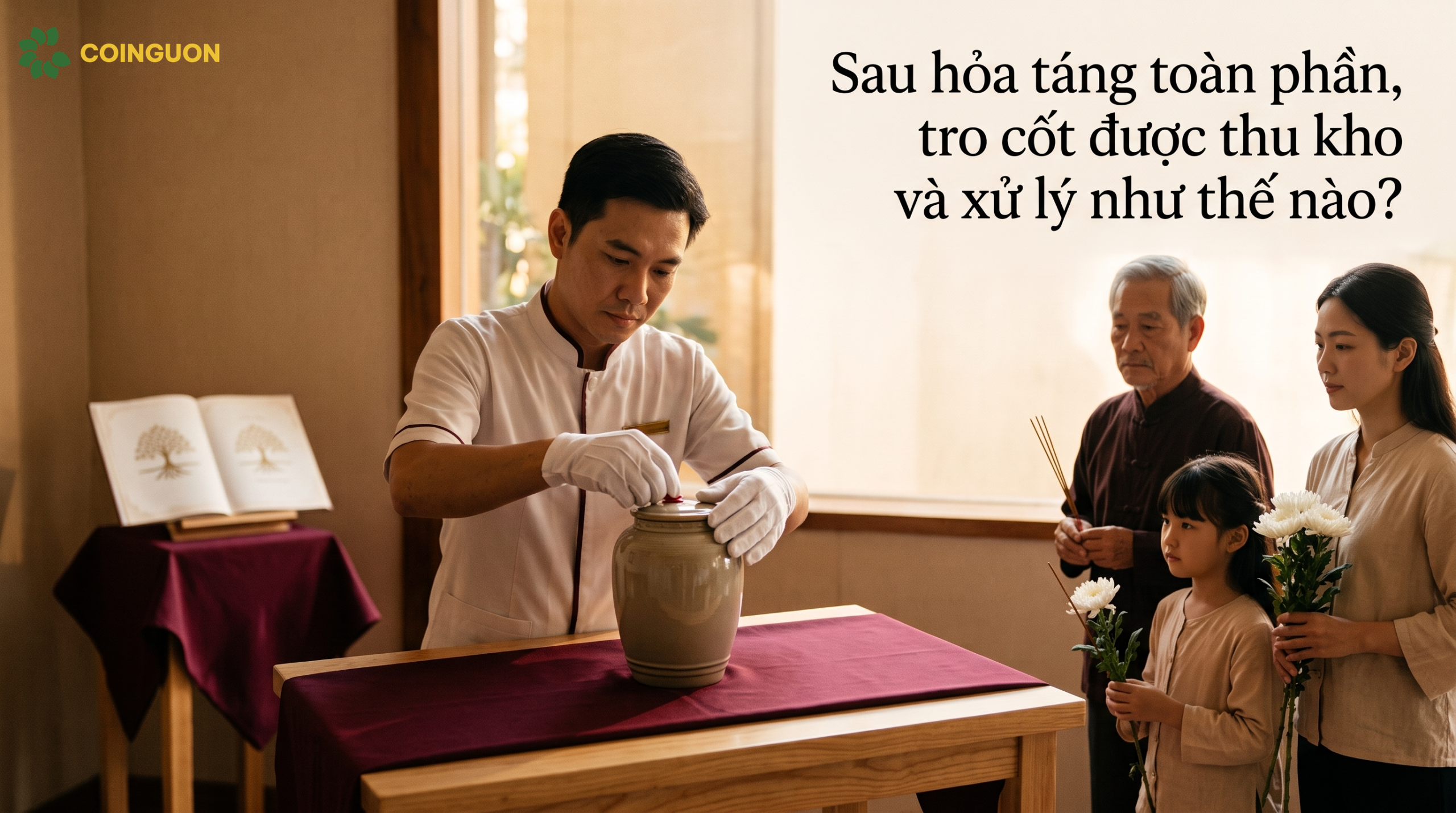 Sau hỏa táng toàn phần, tro cốt được thu gom và xử lý như thế nào? - Cội Nguồn ORA
