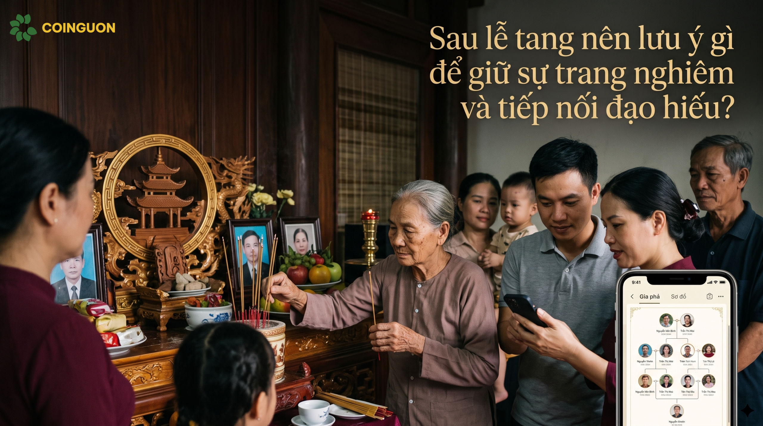 Sau lễ tang nên lưu ý gì để giữ sự trang nghiêm và tiếp nối đạo hiếu? - Cội Nguồn ORA