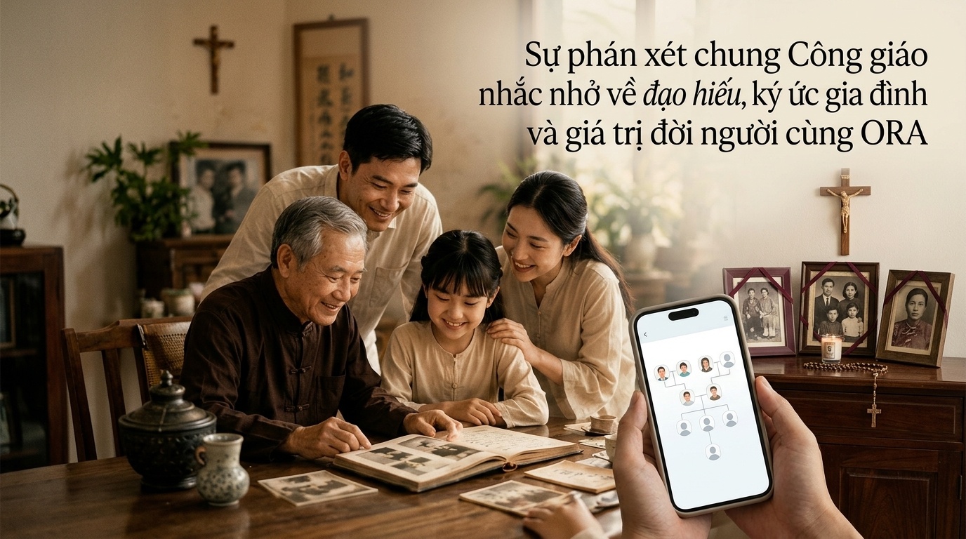 Sự phán xét chung Công giáo nhắc nhở về đạo hiếu, ký ức gia đình và giá trị đời người cùng ORA - Cội Nguồn ORA