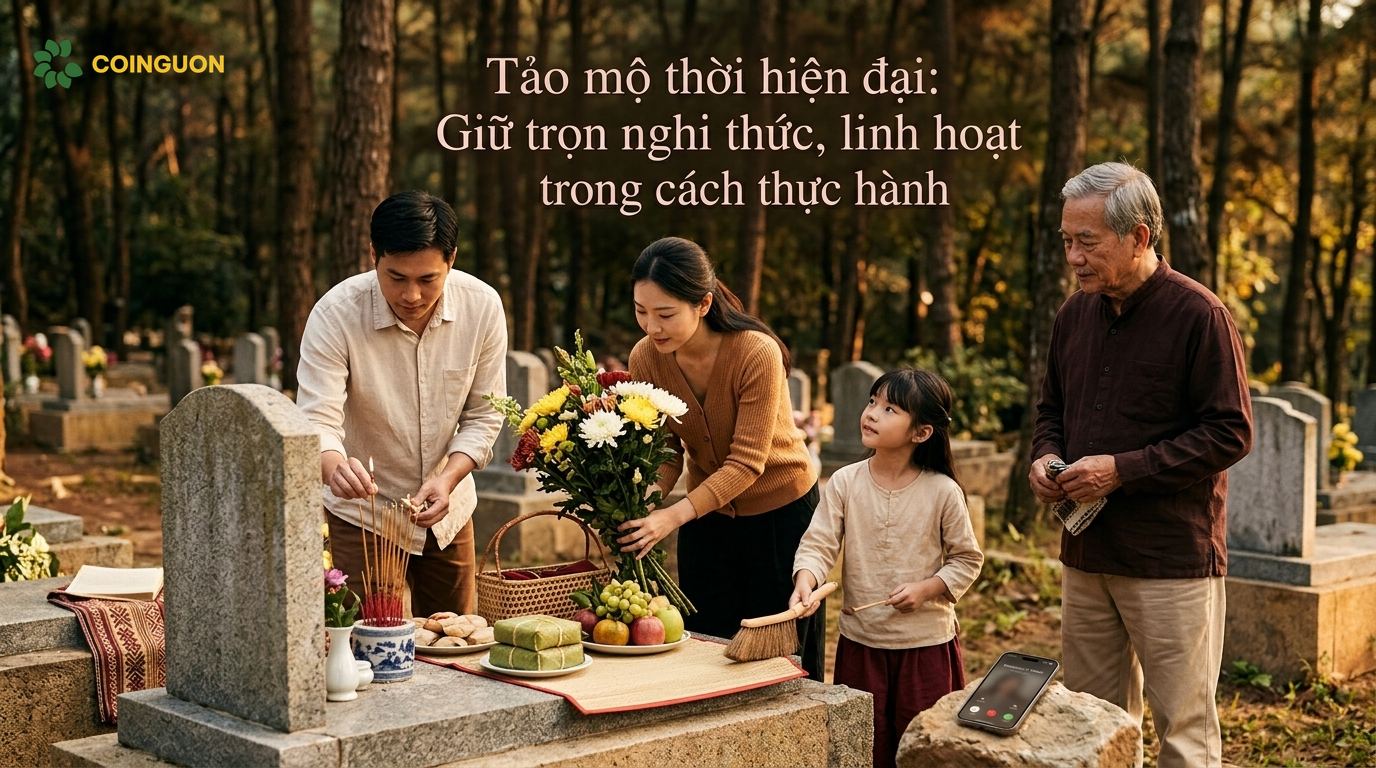 Tảo mộ thời hiện đại: Giữ trọn nghi thức, linh hoạt trong cách thực hành - Cội Nguồn ORA