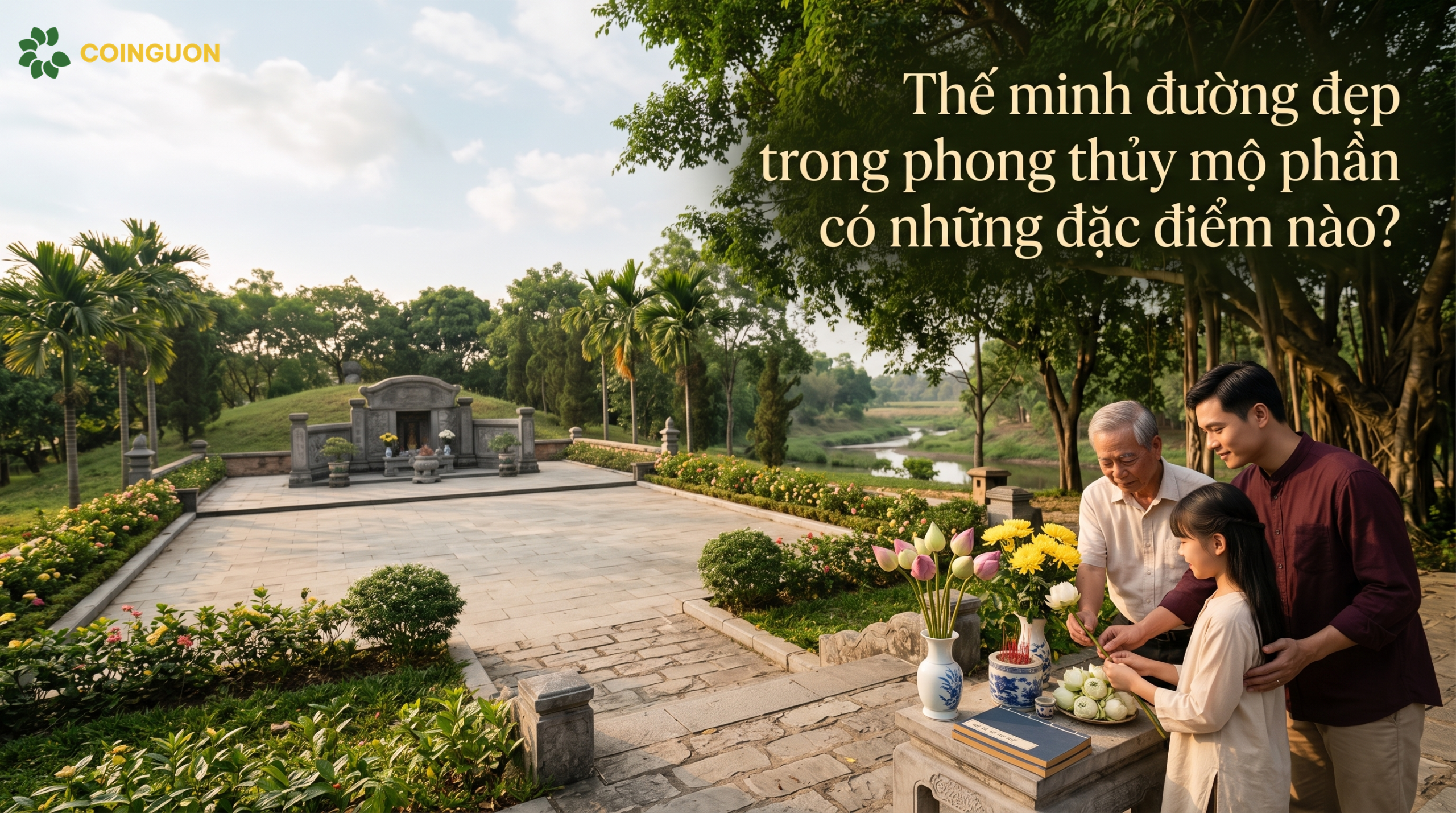 Thế minh đường đẹp trong phong thủy mộ phần có những đặc điểm nào? - Cội Nguồn ORA