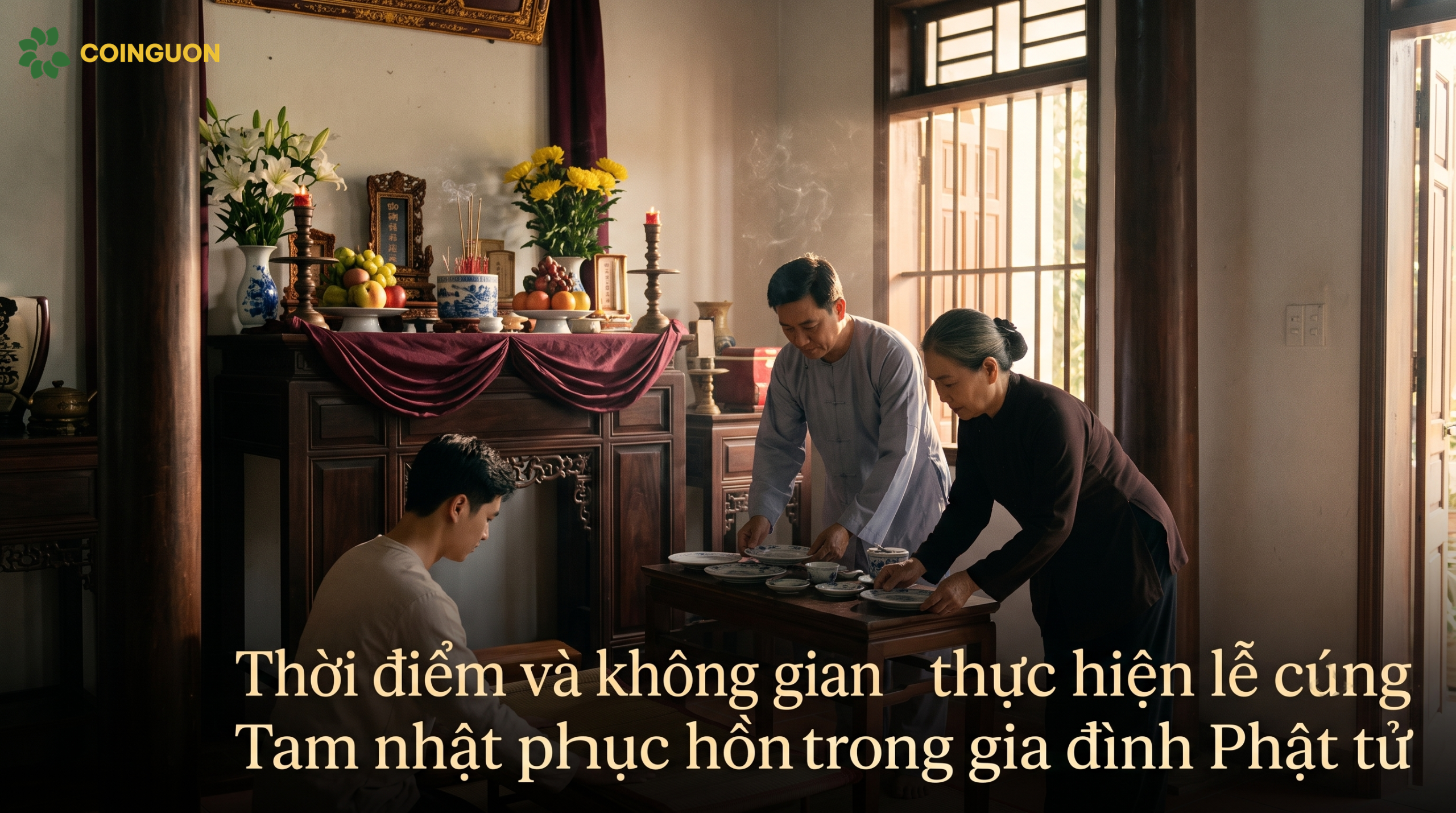 Thời điểm và không gian thực hiện lễ cúng Tam nhật phục hồn trong gia đình Phật tử - Cội Nguồn ORA