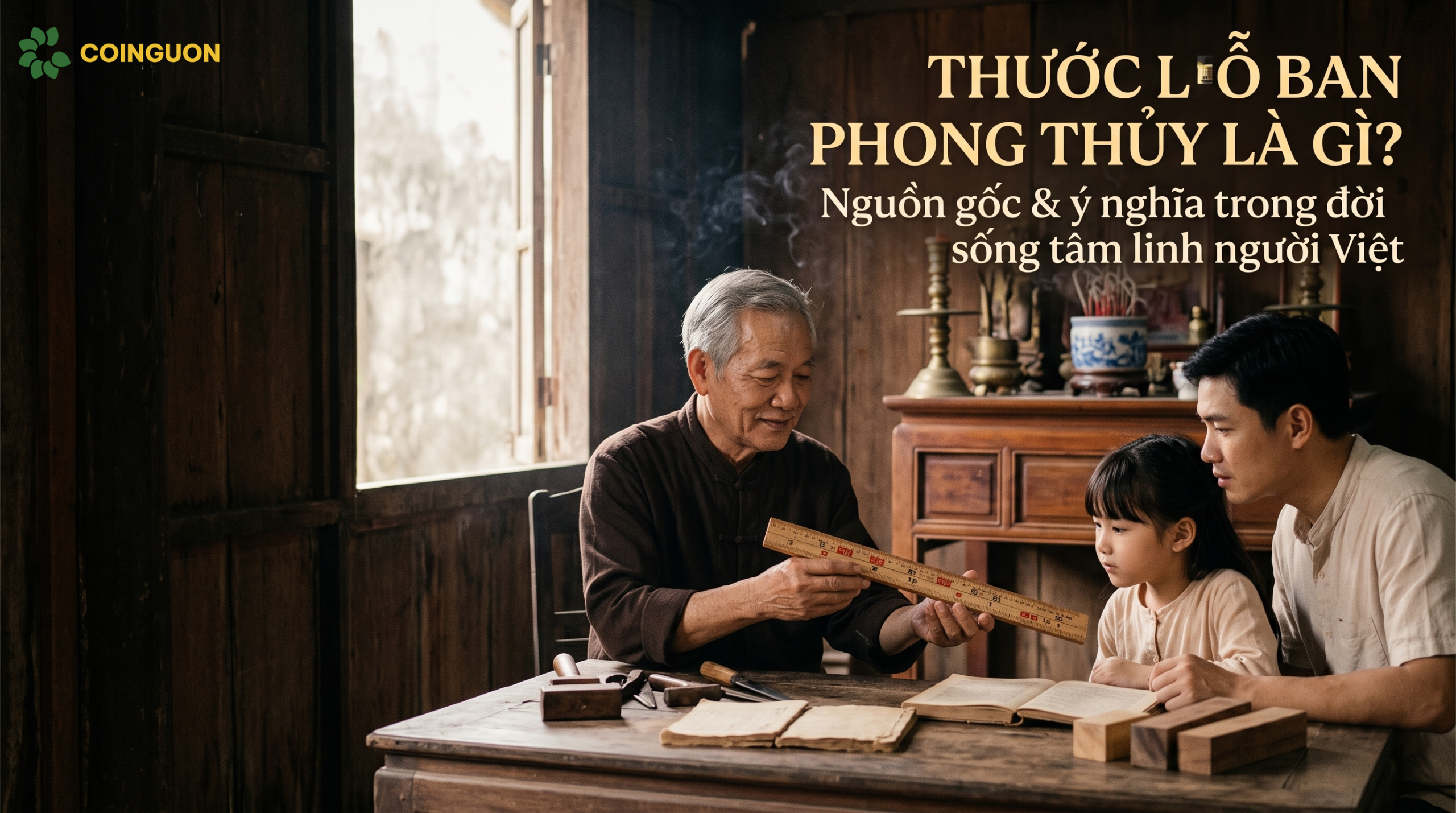 Thước Lỗ Ban phong thủy là gì? Nguồn gốc và ý nghĩa trong đời sống tâm linh người Việt - Cội Nguồn ORA