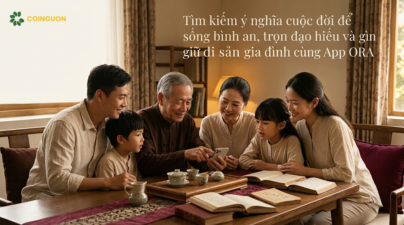 Tìm kiếm ý nghĩa cuộc đời để sống bình an, trọn đạo hiếu và gìn giữ di sản gia đình cùng App ORA - Cội Nguồn ORA