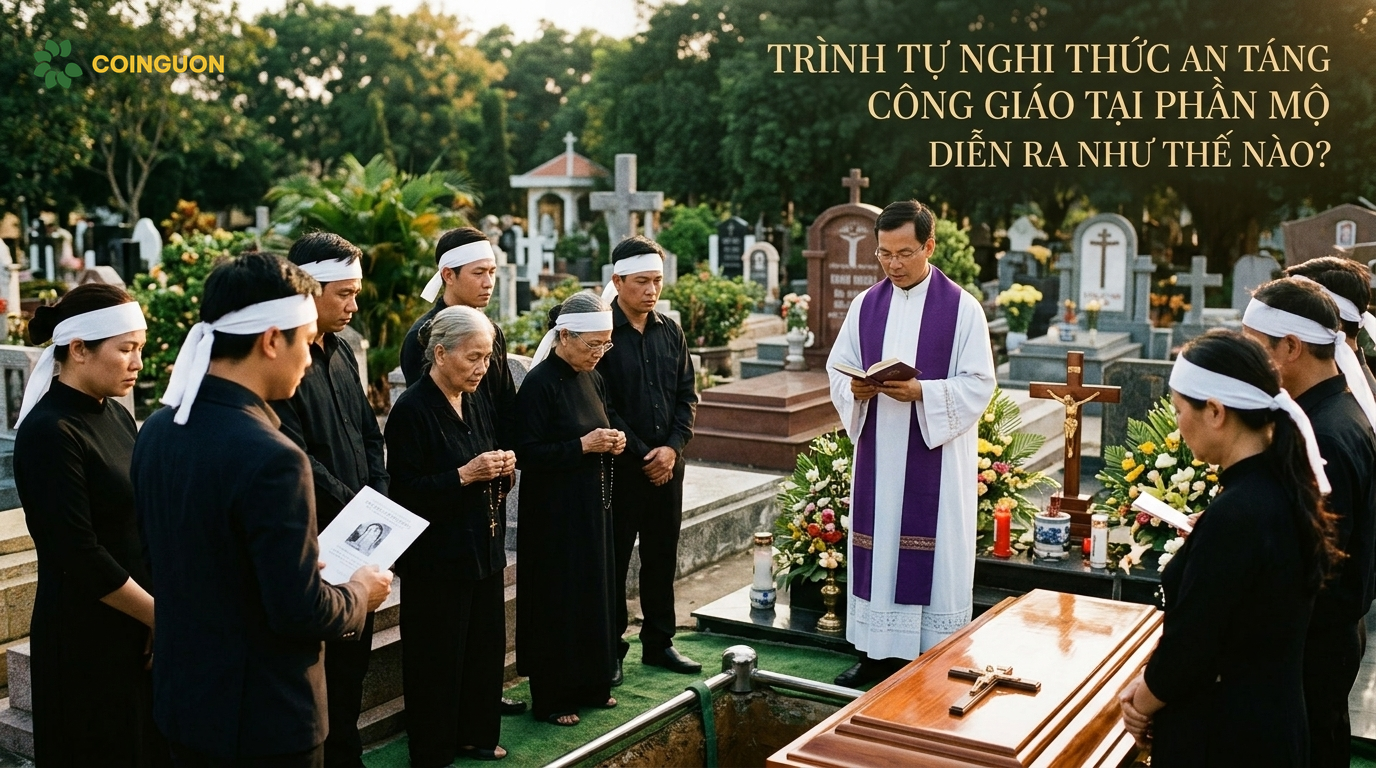 Trình tự nghi thức an táng Công giáo tại phần mộ diễn ra như thế nào? - Cội Nguồn ORA