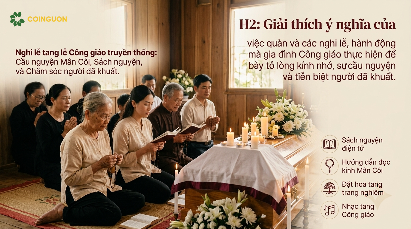 Trong thời gian quàn người quá cố, gia đình Công giáo thường thực hiện những việc gì? - Cội Nguồn ORA