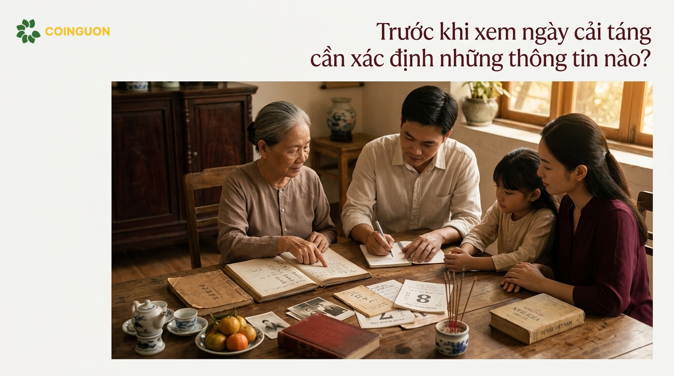 Trước khi xem ngày cải táng cần xác định những thông tin nào? - Cội Nguồn ORA