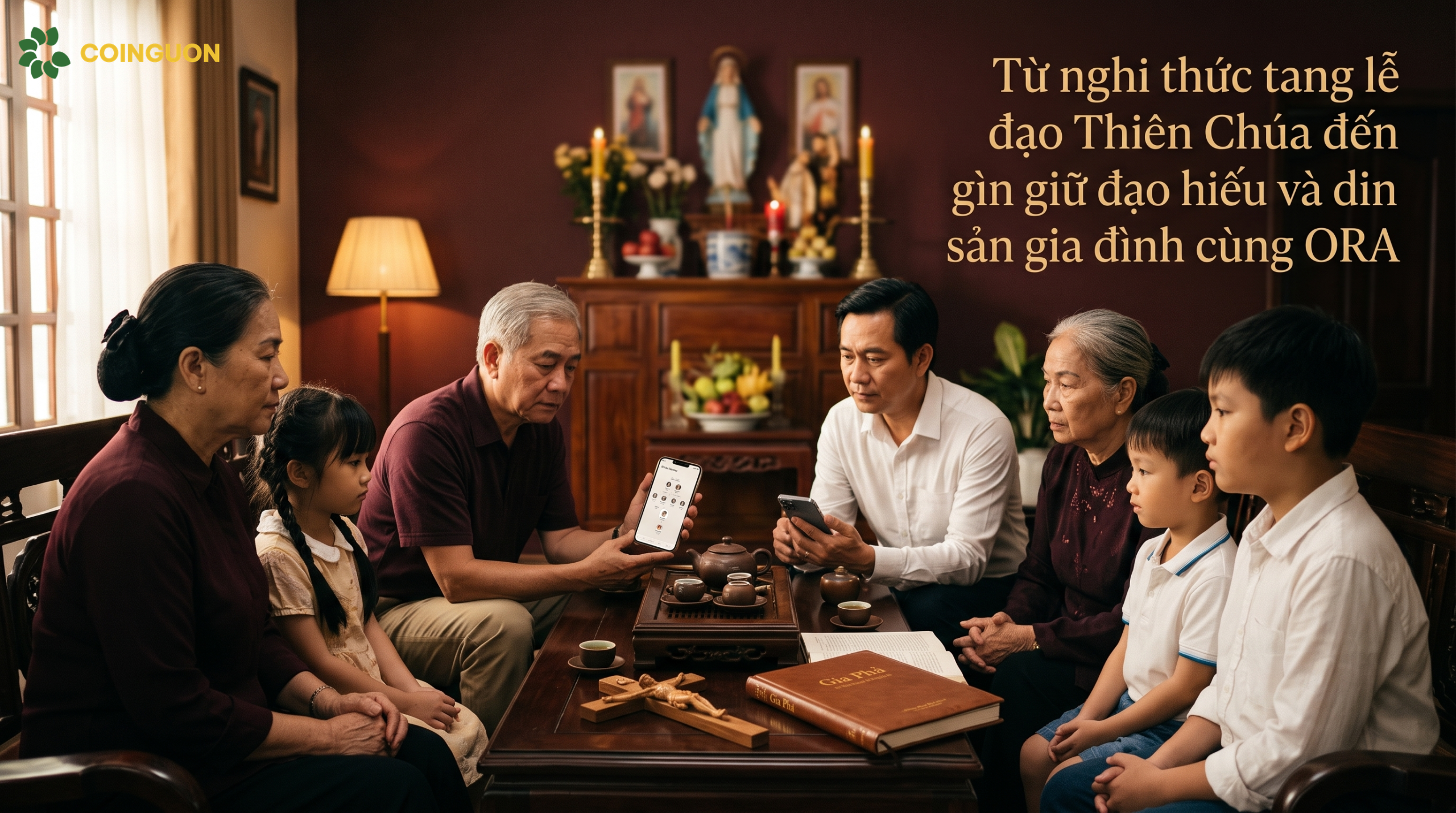 Từ nghi thức tang lễ đạo Thiên Chúa đến gìn giữ đạo hiếu và di sản gia đình cùng ORA - Cội Nguồn ORA