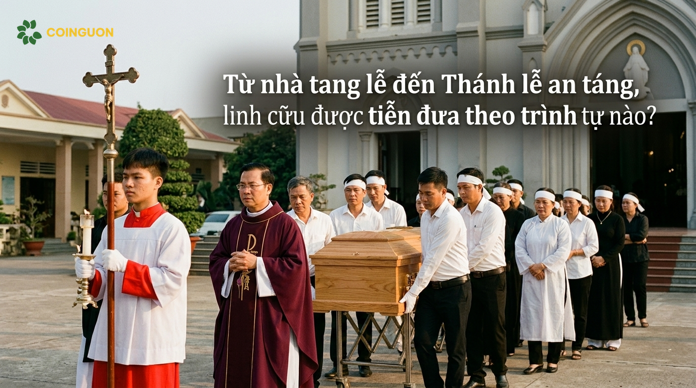 Từ nhà tang lễ đến Thánh lễ an táng, linh cữu được tiễn đưa theo trình tự nào? - Cội Nguồn ORA