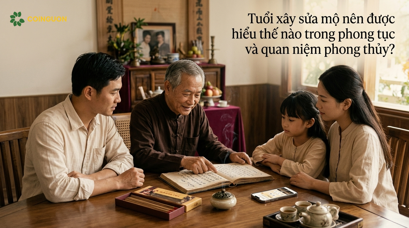 Tuổi xây sửa mộ nên được hiểu thế nào trong phong tục và quan niệm phong thủy? - Cội Nguồn ORA