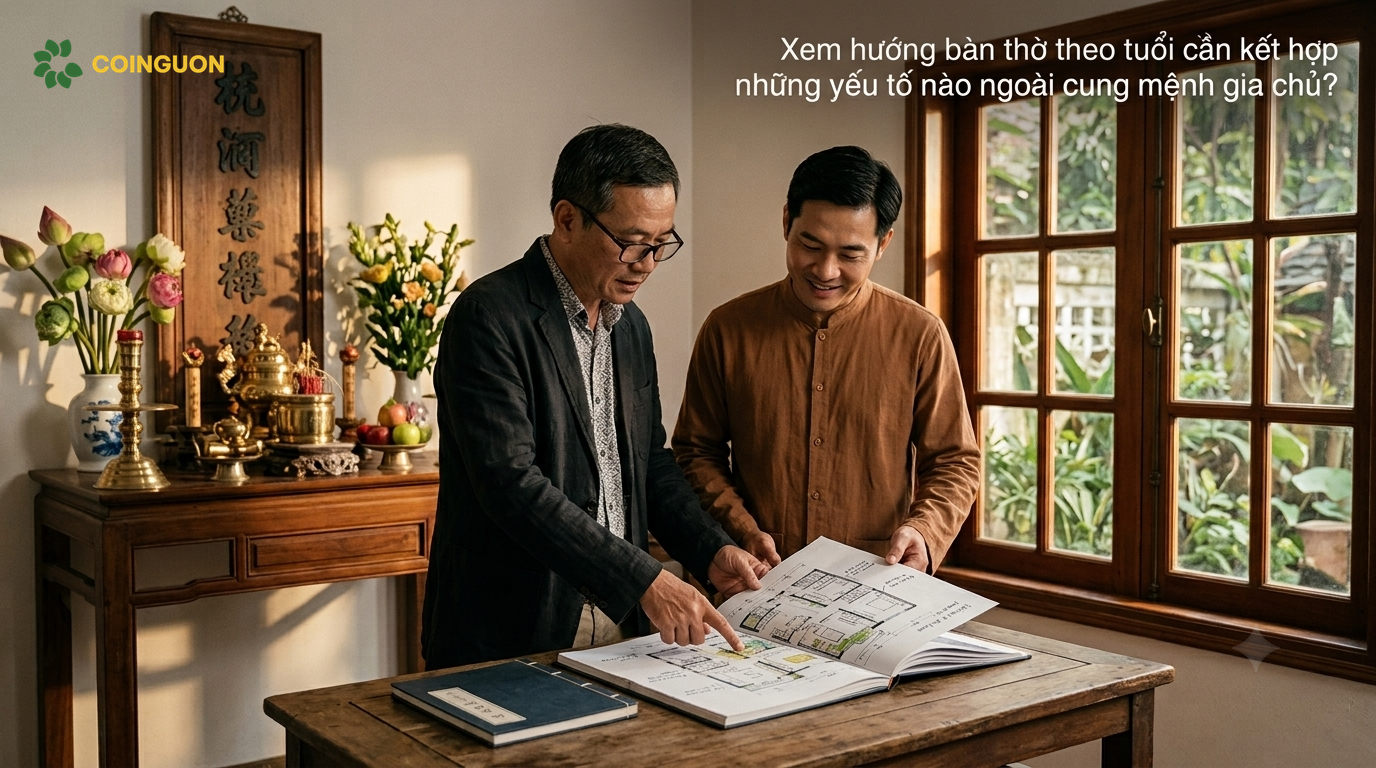 Xem hướng bàn thờ theo tuổi cần kết hợp những yếu tố nào ngoài cung mệnh gia chủ? - Cội Nguồn ORA