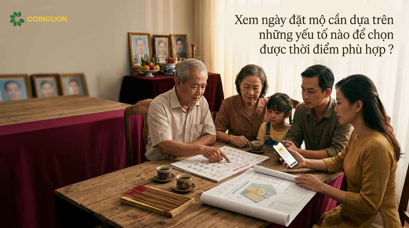 Xem ngày đặt mộ cần dựa trên những yếu tố nào để chọn được thời điểm phù hợp? - Cội Nguồn ORA