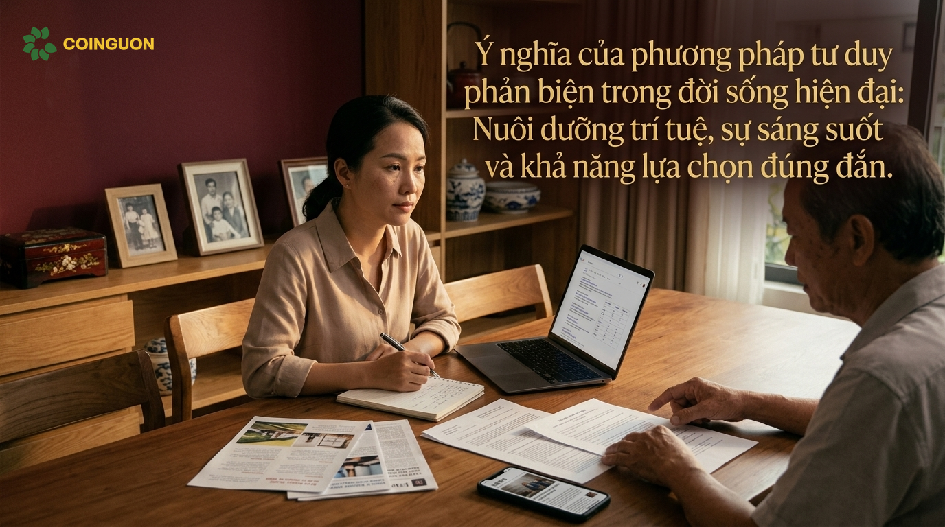 Ý nghĩa của phương pháp tư duy phản biện trong đời sống hiện đại: Nuôi dưỡng trí tuệ, sự sáng suốt và khả năng lựa chọn đúng đắn - Cội Nguồn ORA