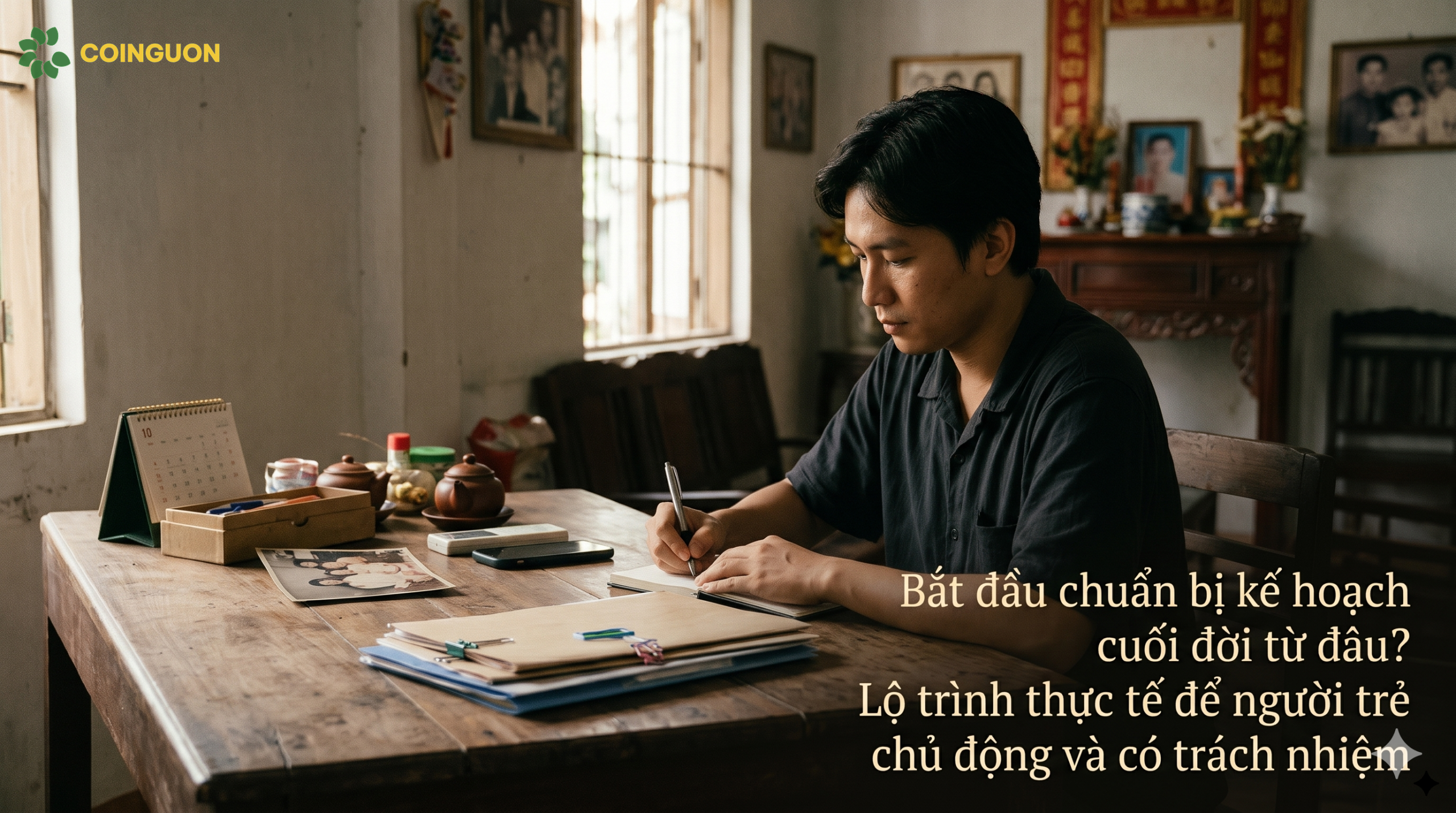 Người trẻ bắt đầu lập kế hoạch cuối đời bằng cách ghi chép nguyện vọng và sắp xếp thông tin quan trọng trong gia đình - Cội Nguồn ORA