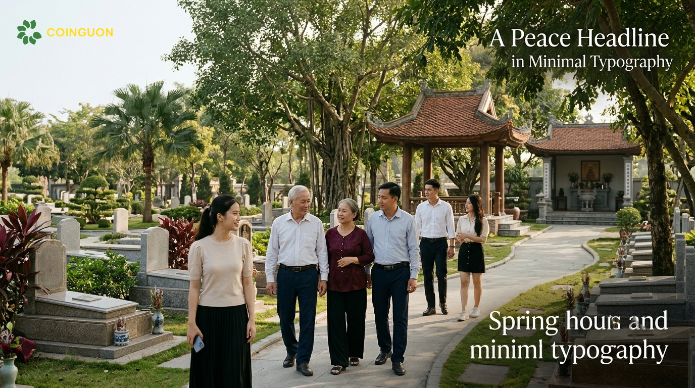 Không gian an nghỉ thanh bình tại hoa viên nghĩa trang Việt Nam, nơi các thế hệ trong gia đình cùng suy ngẫm về ý nghĩa của cội nguồn và sự thay đổi trong nhận thức về bất động sản tâm linh - Cội Nguồn ORA