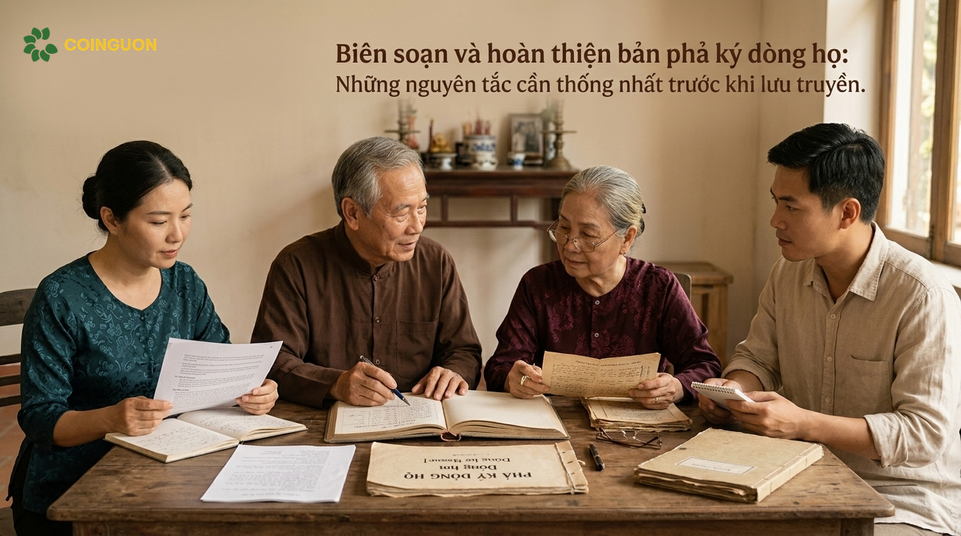 Biên soạn và hoàn thiện bản phả ký dòng họ: Những nguyên tắc cần thống nhất trước khi lưu truyền - Cội Nguồn ORA