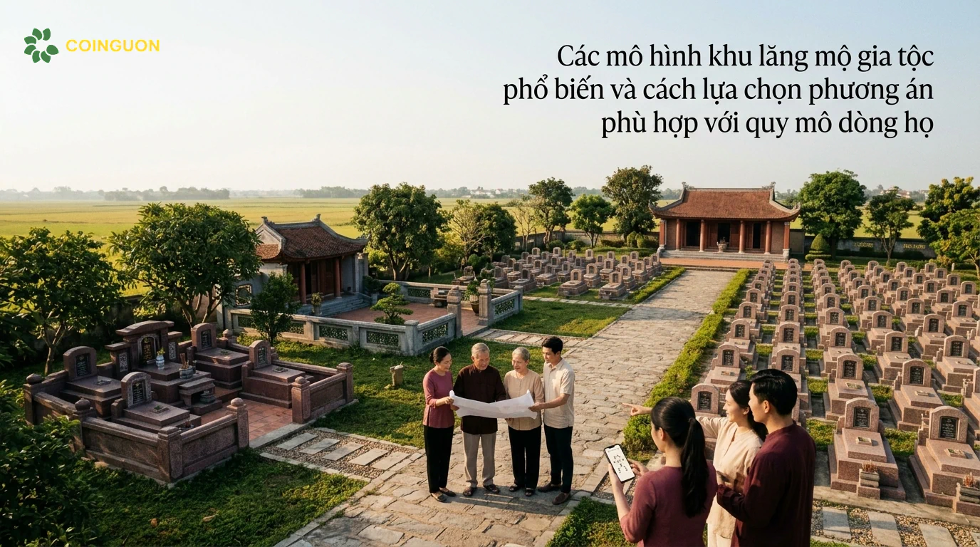 Các mô hình khu lăng mộ gia tộc phổ biến và cách lựa chọn phương án phù hợp với quy mô dòng họ - Cội Nguồn (ORA)