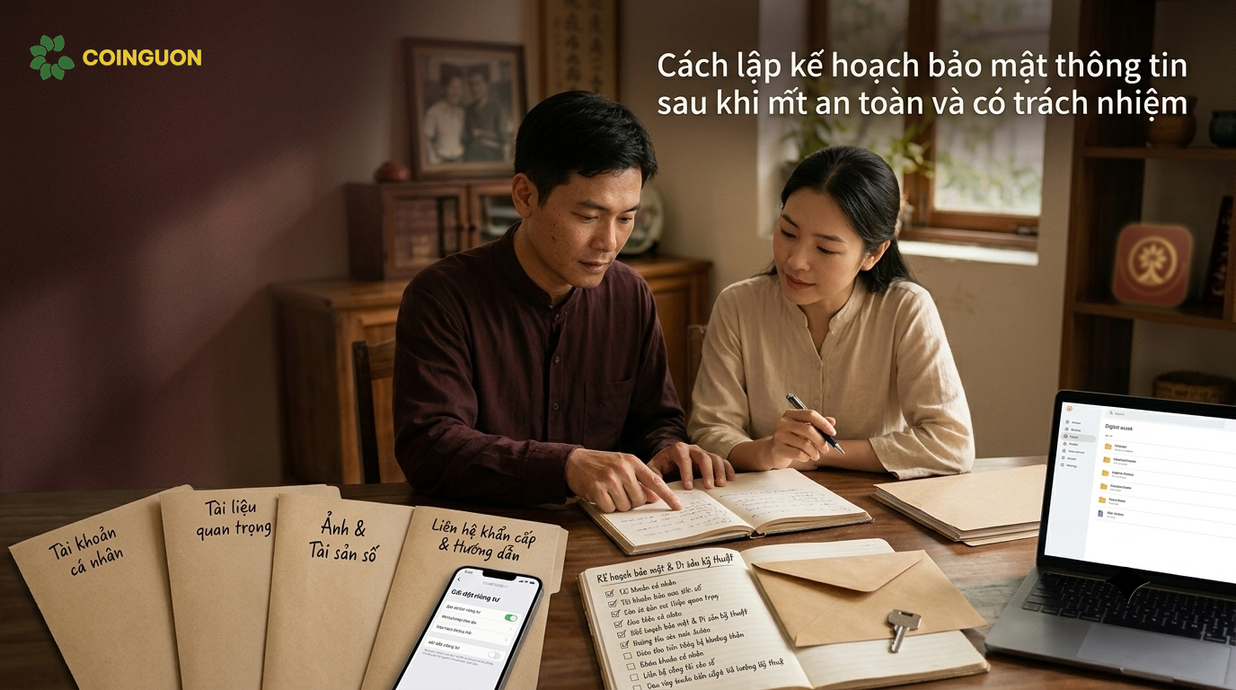 Người Việt Nam cùng người thân lập kế hoạch bảo mật dữ liệu số, phân quyền truy cập và sắp xếp hồ sơ cá nhân một cách có trách nhiệm - Cội Nguồn ORA