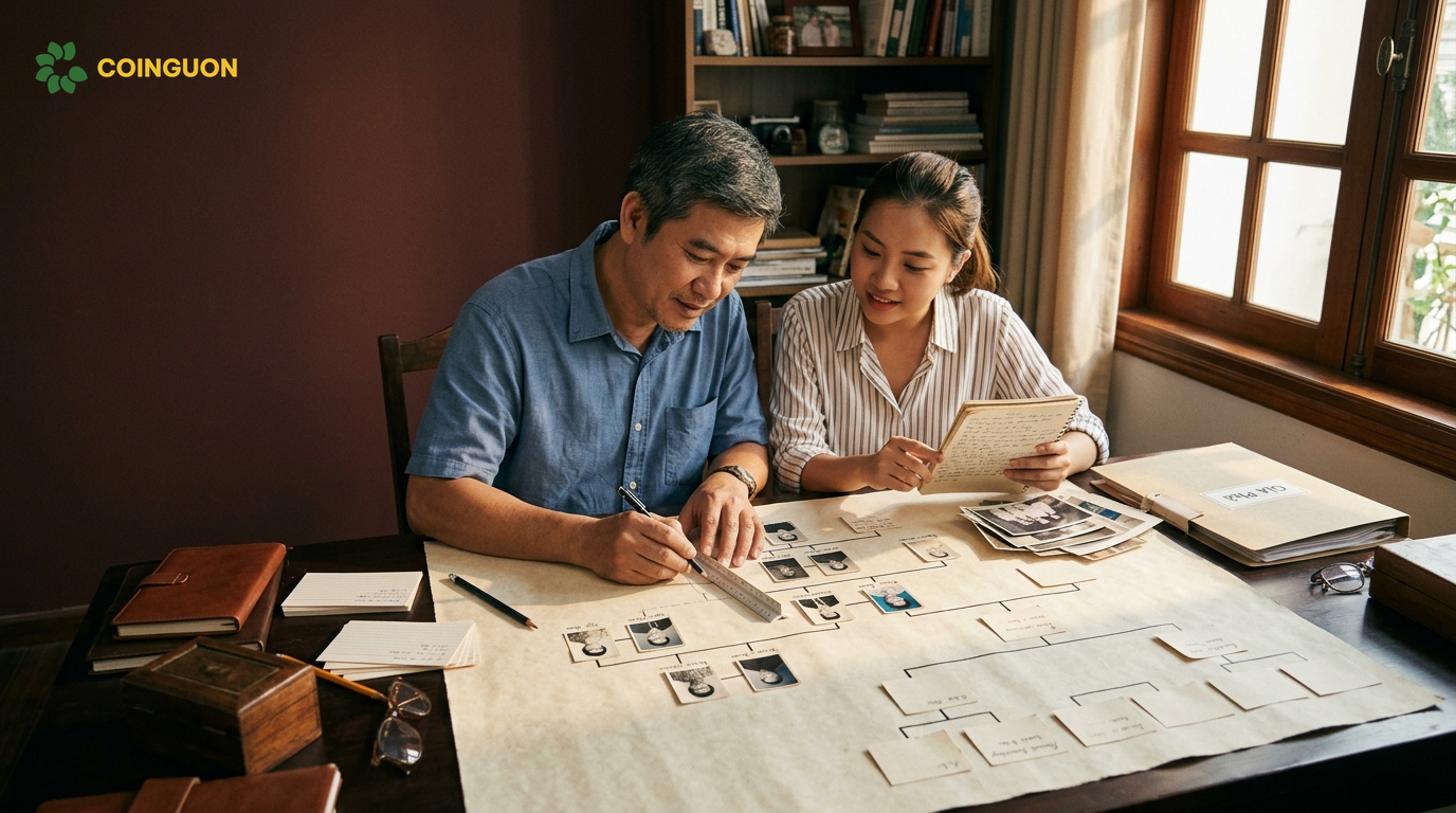 Cách lập sơ đồ gia phả gia đình rõ ràng, dễ kiểm tra và thuận tiện bổ sung - Cội Nguồn ORA