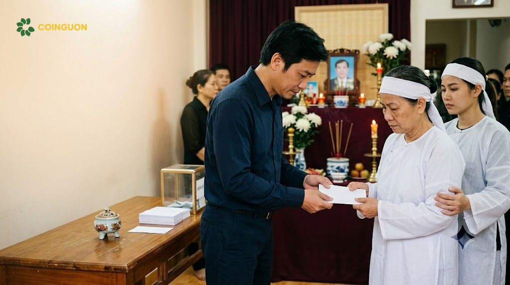 Cách phúng điếu trong tang lễ: Từ chuẩn bị phong bì đến trao gửi lời chia buồn đúng phép - Cội Nguồn ORA