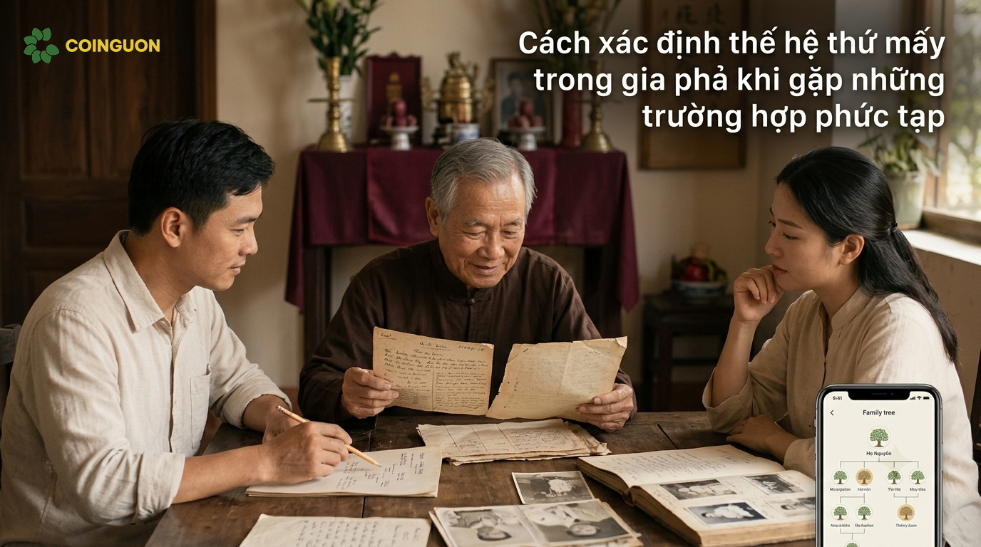 Cách xác định thế hệ thứ mấy trong gia phả khi gặp những trường hợp phức tạp - Cội Nguồn ORA