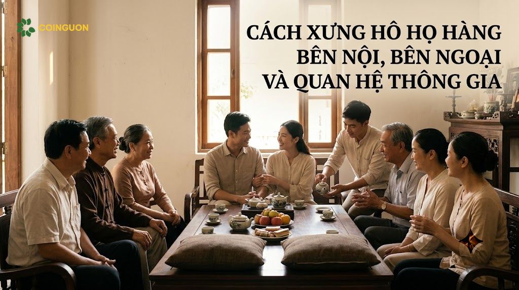 Cách xưng hô họ hàng bên nội, bên ngoại và thông gia qua buổi gặp mặt thân tình giữa hai gia đình nhiều thế hệ người Việt - Cội Nguồn ORA