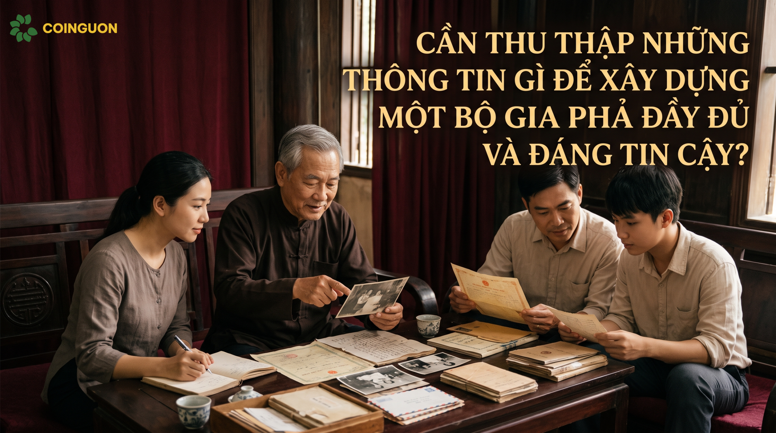 Cần thu thập những thông tin gì để xây dựng một bộ gia phả đầy đủ và đáng tin cậy? - Cội Nguồn ORA