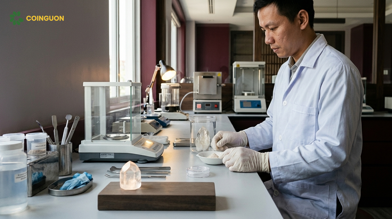 Quy trình nghiên cứu và xử lý vật liệu khoáng sau hỏa táng trong phòng thí nghiệm để tạo tinh thể lưu niệm, thể hiện bằng hình ảnh tài liệu chân thực - Cội Nguồn ORA