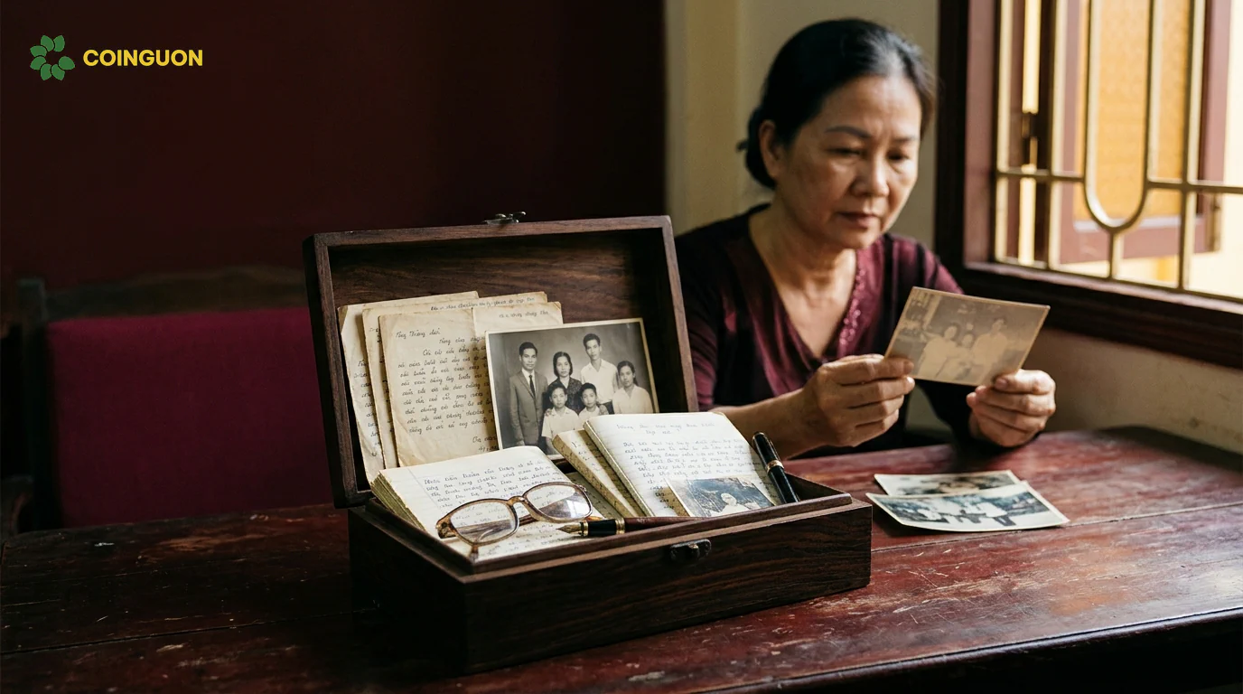 Những kỷ vật, thư tay và hình ảnh gia đình lưu giữ dấu ấn riêng trong cuộc đời của một người đã khuất - Cội Nguồn ORA