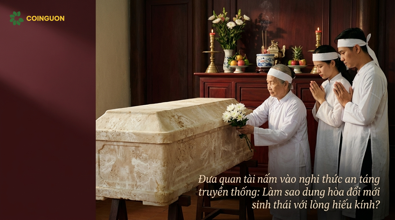 Đưa quan tài nấm vào nghi thức an táng truyền thống: Làm sao dung hòa đổi mới sinh thái với lòng hiếu kính? - Cội Nguồn ORA