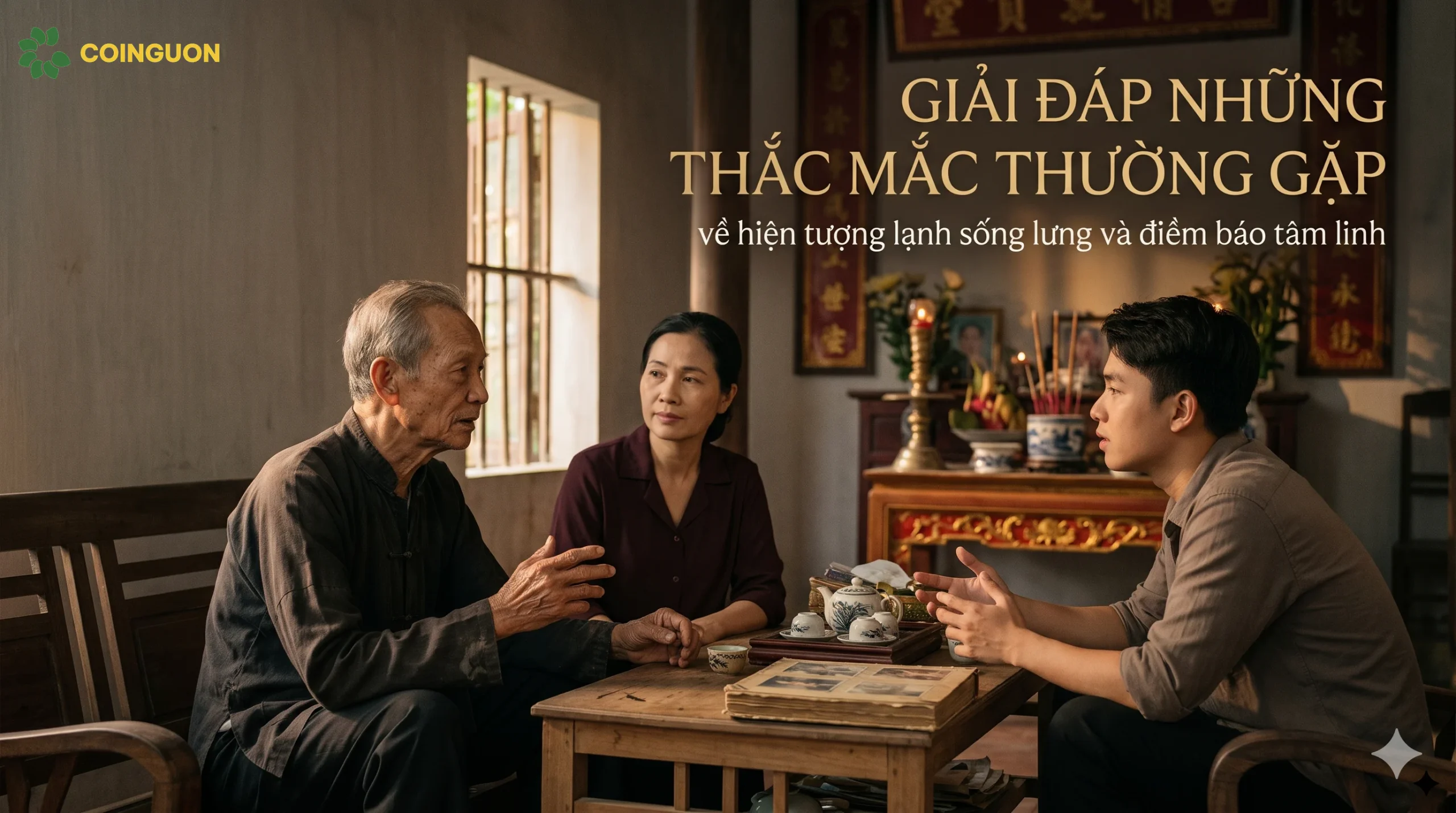 Ba thế hệ gia đình Việt trò chuyện và giải đáp những thắc mắc về lạnh sống lưng cùng các điềm báo tâm linh - Cội Nguồn ORA