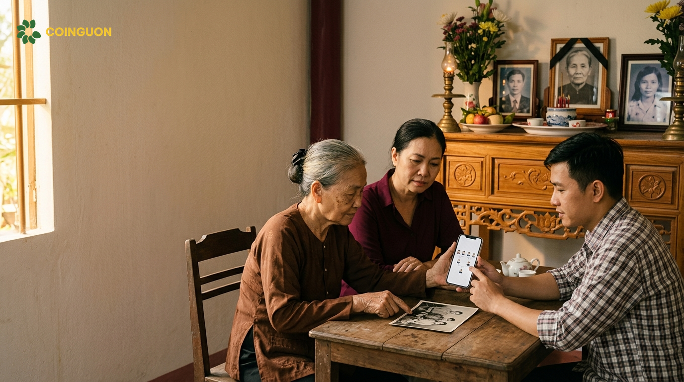 Ba thế hệ gia đình Việt gìn giữ đạo hiếu, tưởng nhớ tổ tiên và lưu truyền di sản gia đình qua gia phả số ORA - Cội Nguồn ORA