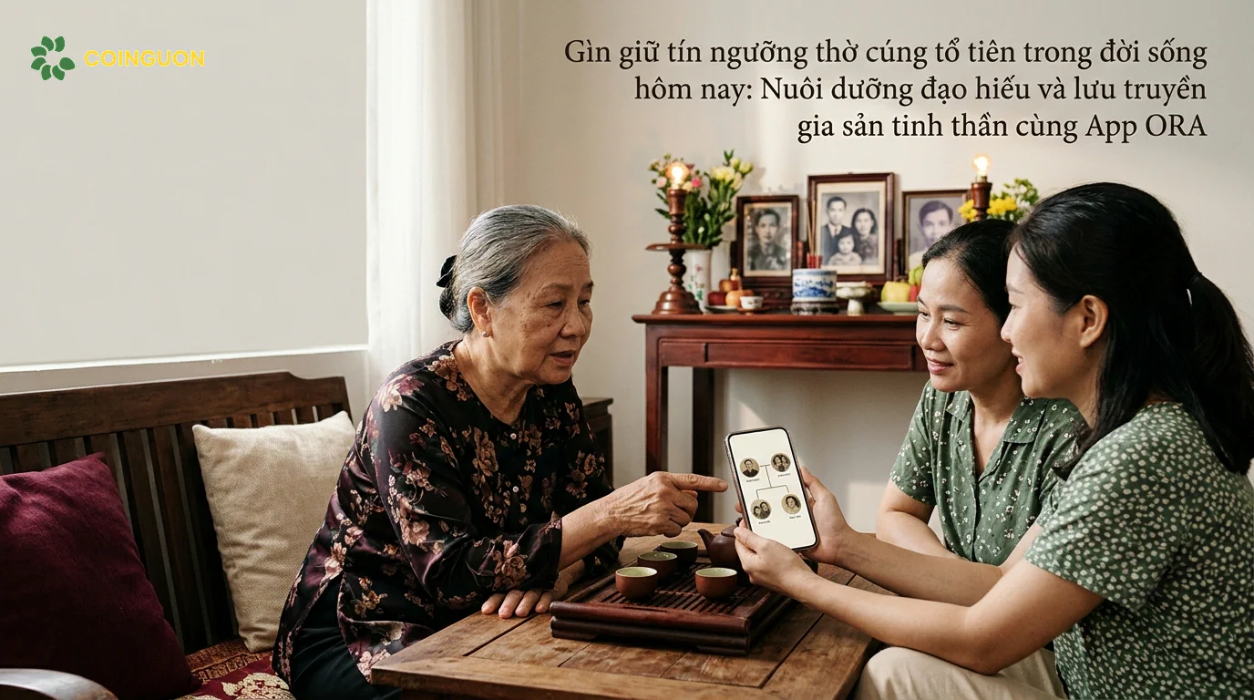 Gìn giữ tín ngưỡng thờ cúng tổ tiên trong đời sống hôm nay: Nuôi dưỡng đạo hiếu và lưu truyền gia sản tinh thần cùng App ORA - Cội Nguồn ORA