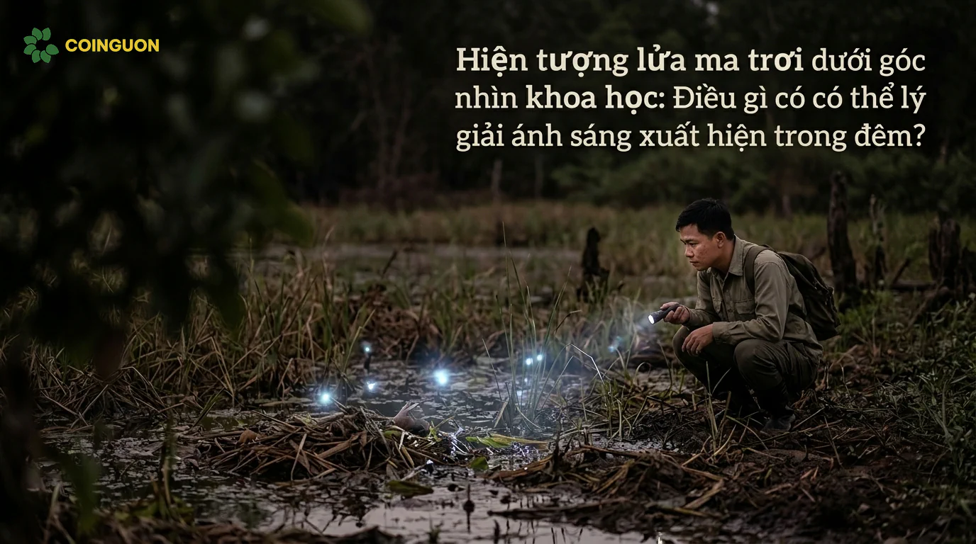 Nhà nghiên cứu khảo sát ánh sáng bí ẩn trên vùng đất ngập nước ban đêm để tìm hiểu các khả năng giải thích khoa học của hiện tượng ma trơi - Cội Nguồn ORA