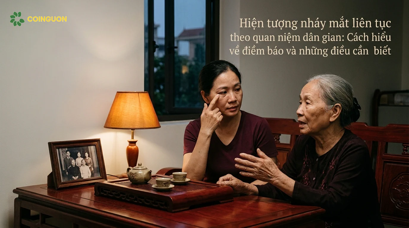 Hiện tượng nháy mắt liên tục theo quan niệm dân gian: Cách hiểu về điềm báo và những điều cần biết - Cội Nguồn ORA