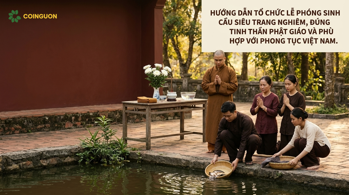 Hướng dẫn tổ chức lễ phóng sinh cầu siêu trang nghiêm, đúng tinh thần Phật giáo và phù hợp với phong tục Việt Nam - Cội Nguồn ORA