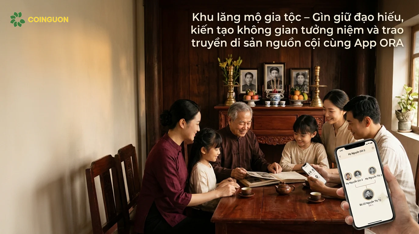 Khu lăng mộ gia tộc – Gìn giữ đạo hiếu, kiến tạo không gian tưởng niệm và trao truyền di sản nguồn cội cùng App ORA - Cội Nguồn (ORA)