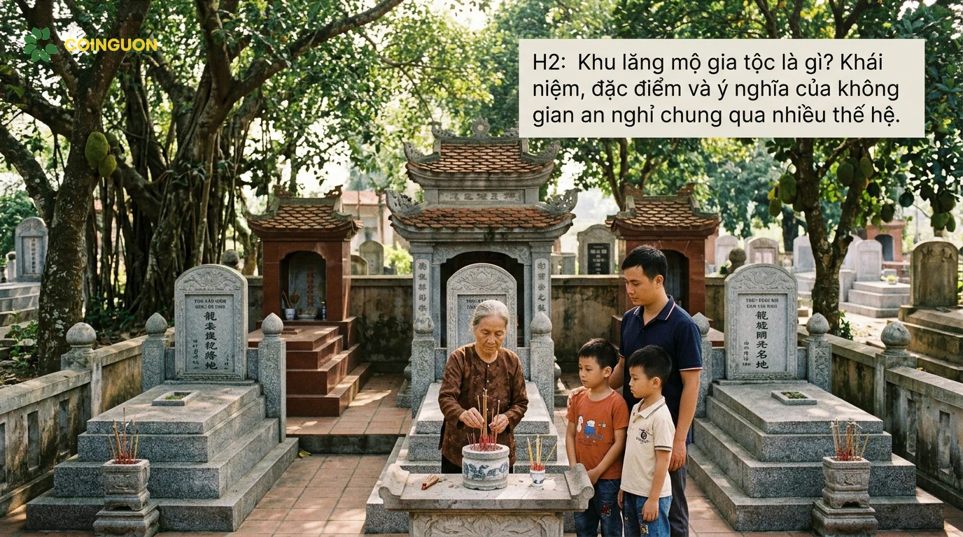 Khu lăng mộ gia tộc là gì? Khái niệm, đặc điểm và ý nghĩa của không gian an nghỉ chung qua nhiều thế hệ - Cội Nguồn (ORA)
