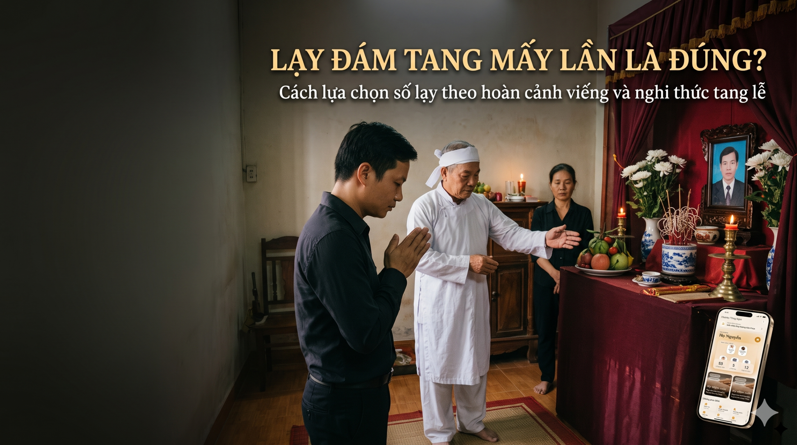 Lạy đám tang mấy lần là đúng? Cách lựa chọn số lạy theo hoàn cảnh viếng và nghi thức tang lễ - Cội Nguồn ORA