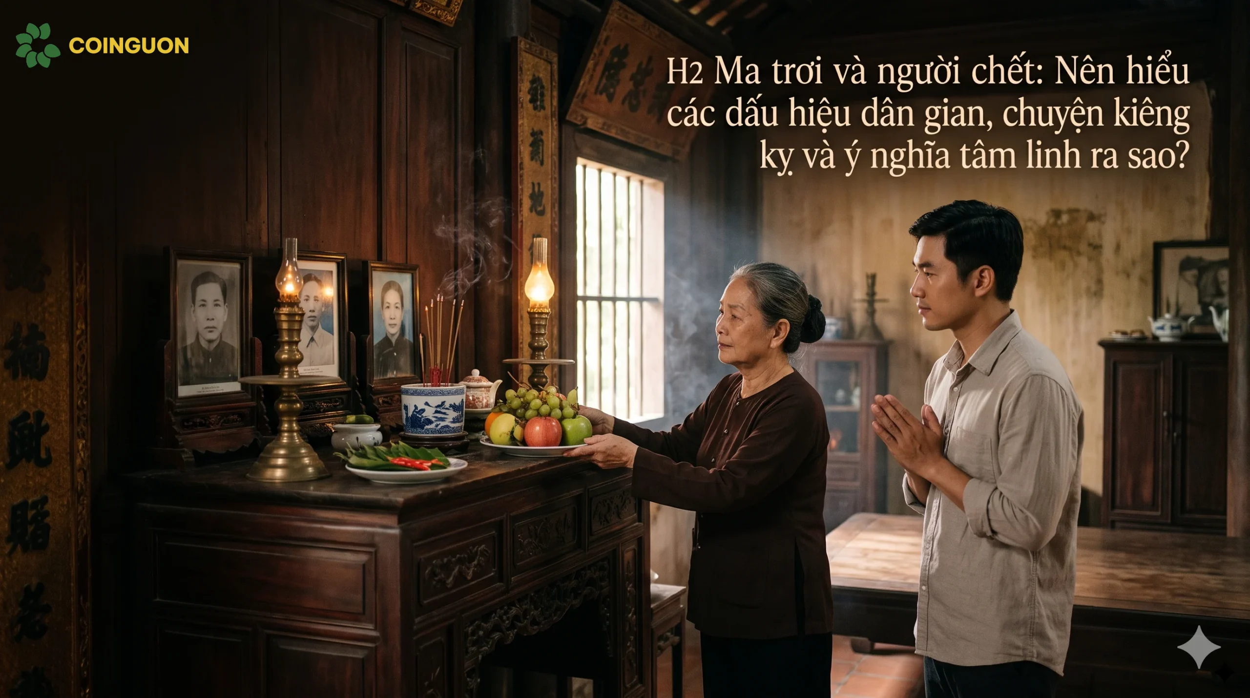 Gia đình Việt Nam thành kính tưởng nhớ tổ tiên bên bàn thờ gia tiên, trao đổi về phong tục và ý nghĩa tâm linh với thái độ bình tĩnh, tôn trọng - Cội Nguồn ORA