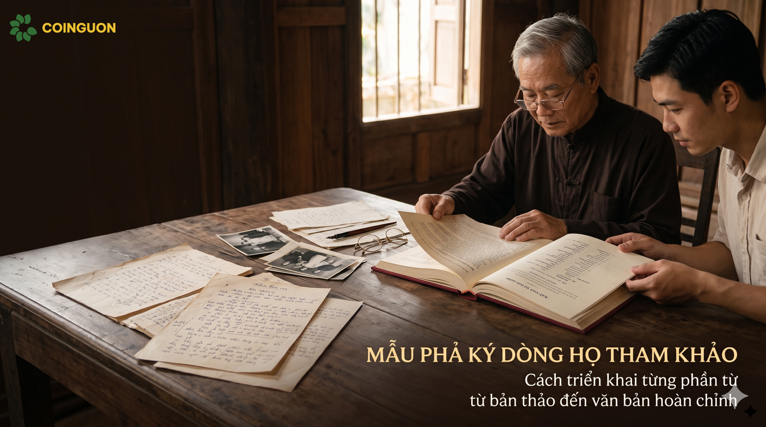 Mẫu phả ký dòng họ tham khảo: Cách triển khai từng phần từ bản thảo đến văn bản hoàn chỉnh - Cội Nguồn ORA
