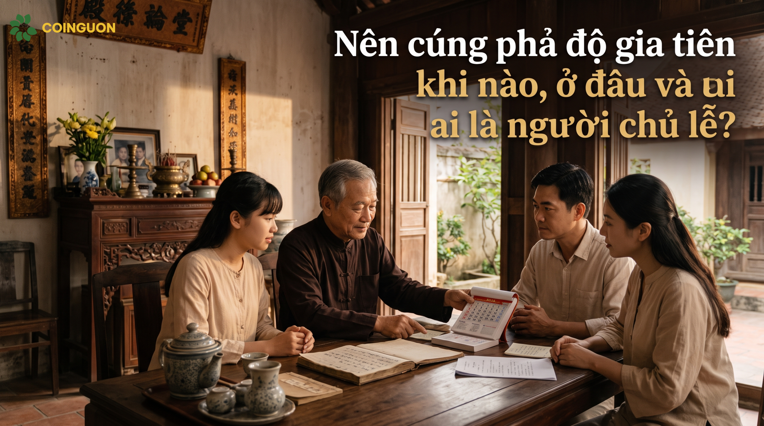 Gia đình Việt lựa chọn thời gian, địa điểm và người chủ lễ cúng phả độ gia tiên - Cội Nguồn ORA