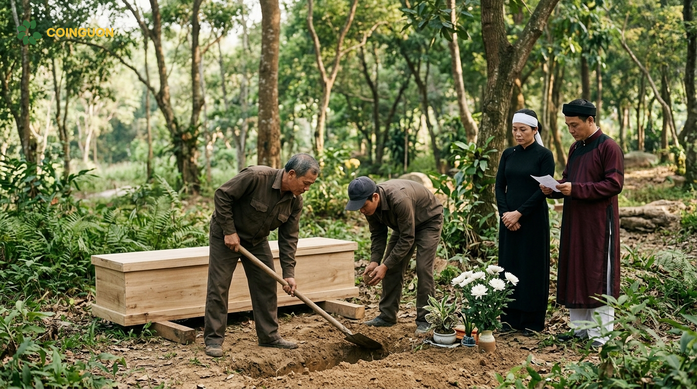 Quy trình mai táng xanh diễn ra qua những bước nào? - Cội Nguồn ORA