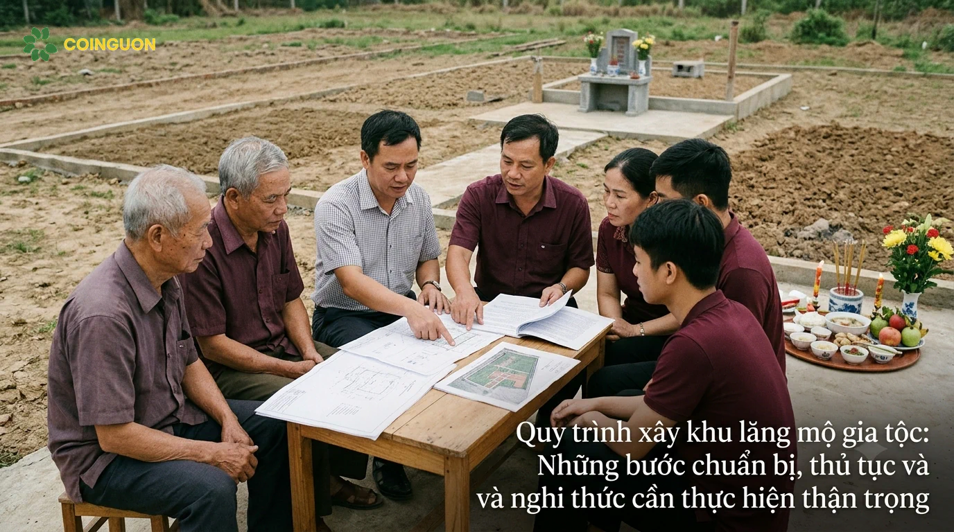 Quy trình xây khu lăng mộ gia tộc: Những bước chuẩn bị, thủ tục và nghi thức cần thực hiện thận trọng - Cội Nguồn (ORA)