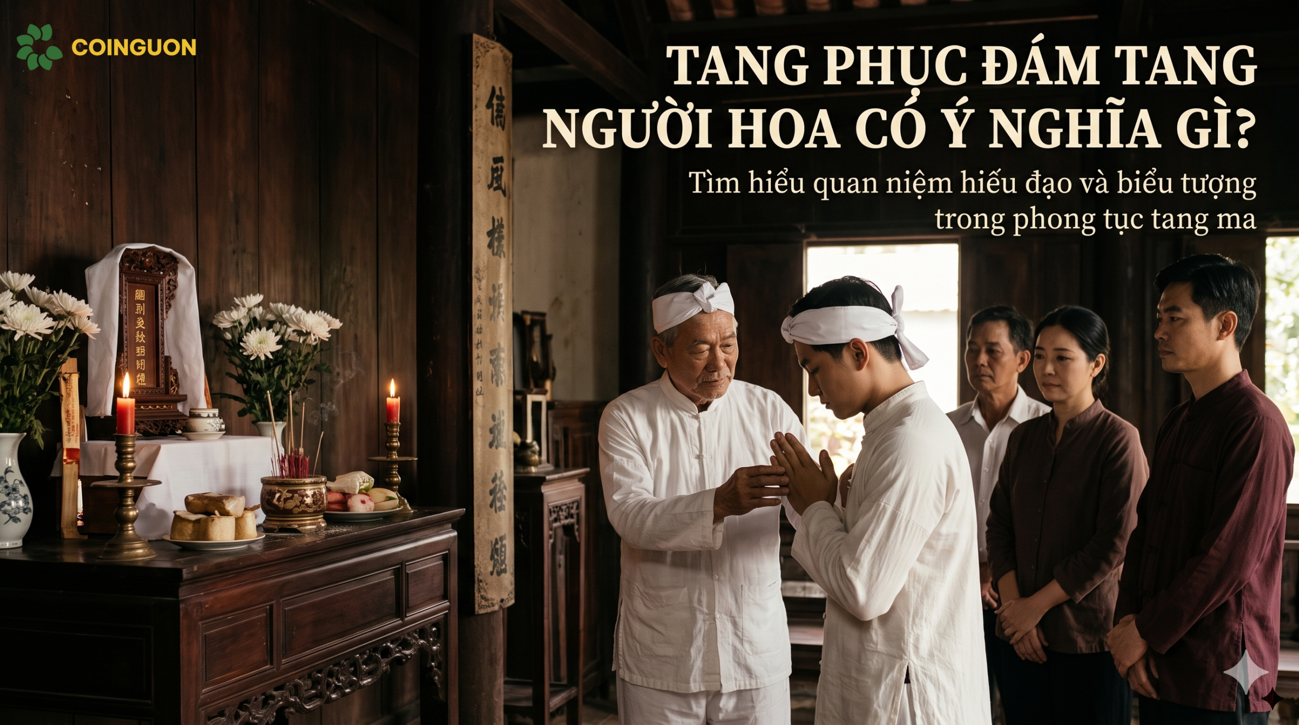 Ý nghĩa tang phục truyền thống người Hoa và quan niệm hiếu đạo qua nghi lễ tiễn biệt người thân trong không gian gia đình trang nghiêm - Cội Nguồn ORA
